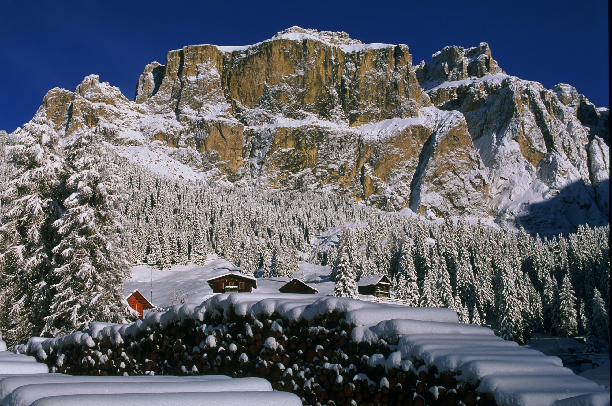 Gruppo del Sella view from Pian de Frataces. Photo APT Val di Fassa. Val di Fassa is ready and opening its lifts on December 6th. 