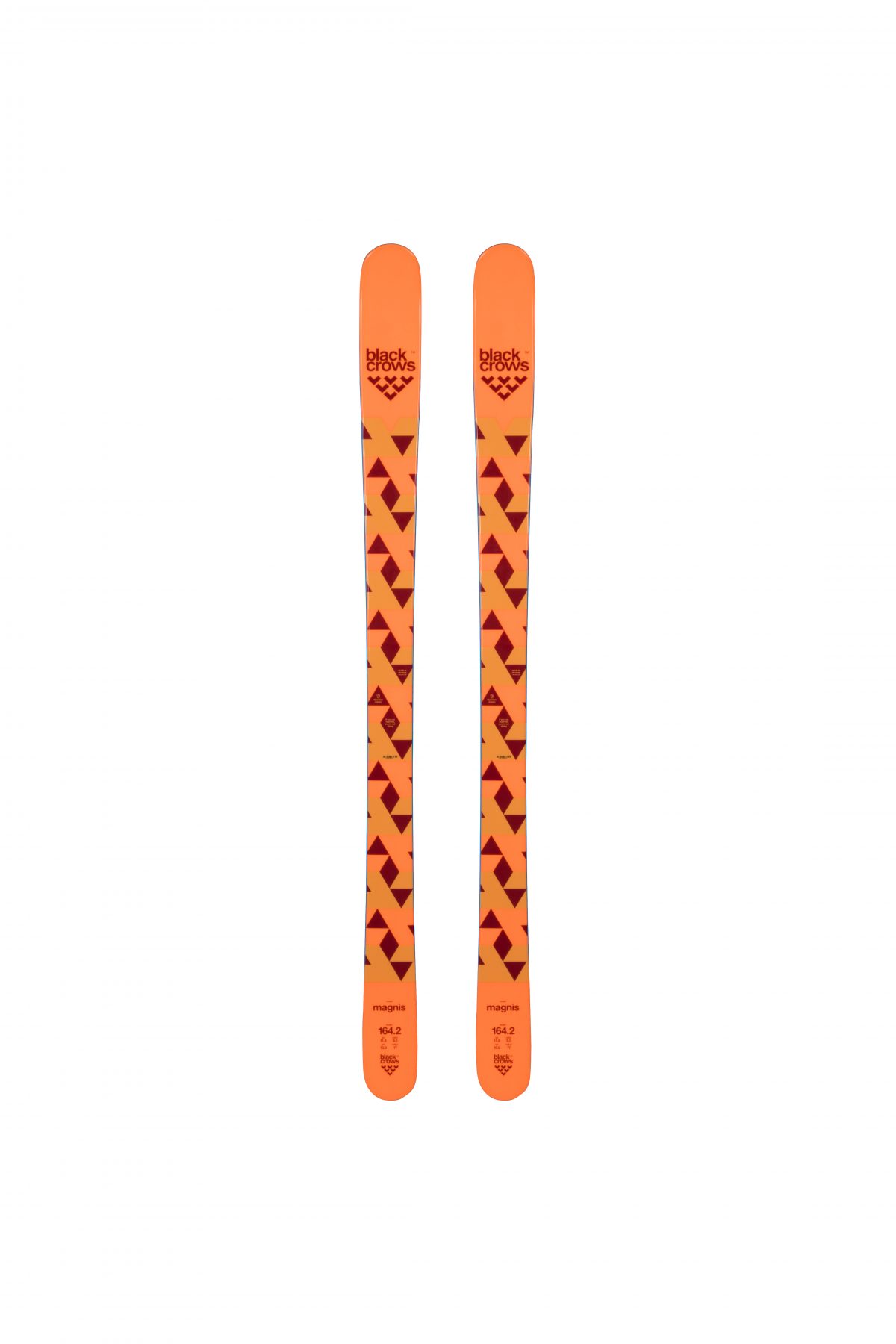 Top of Magnis skis. Black Crows response for junior skis.