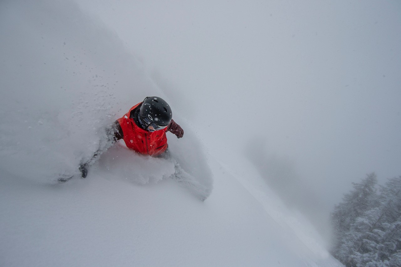 1st December on Aspen Mountain. Photo: Aspen Snowmass. 20 Inches of New Snow at Aspen Snowmass in the Last Seven Days.