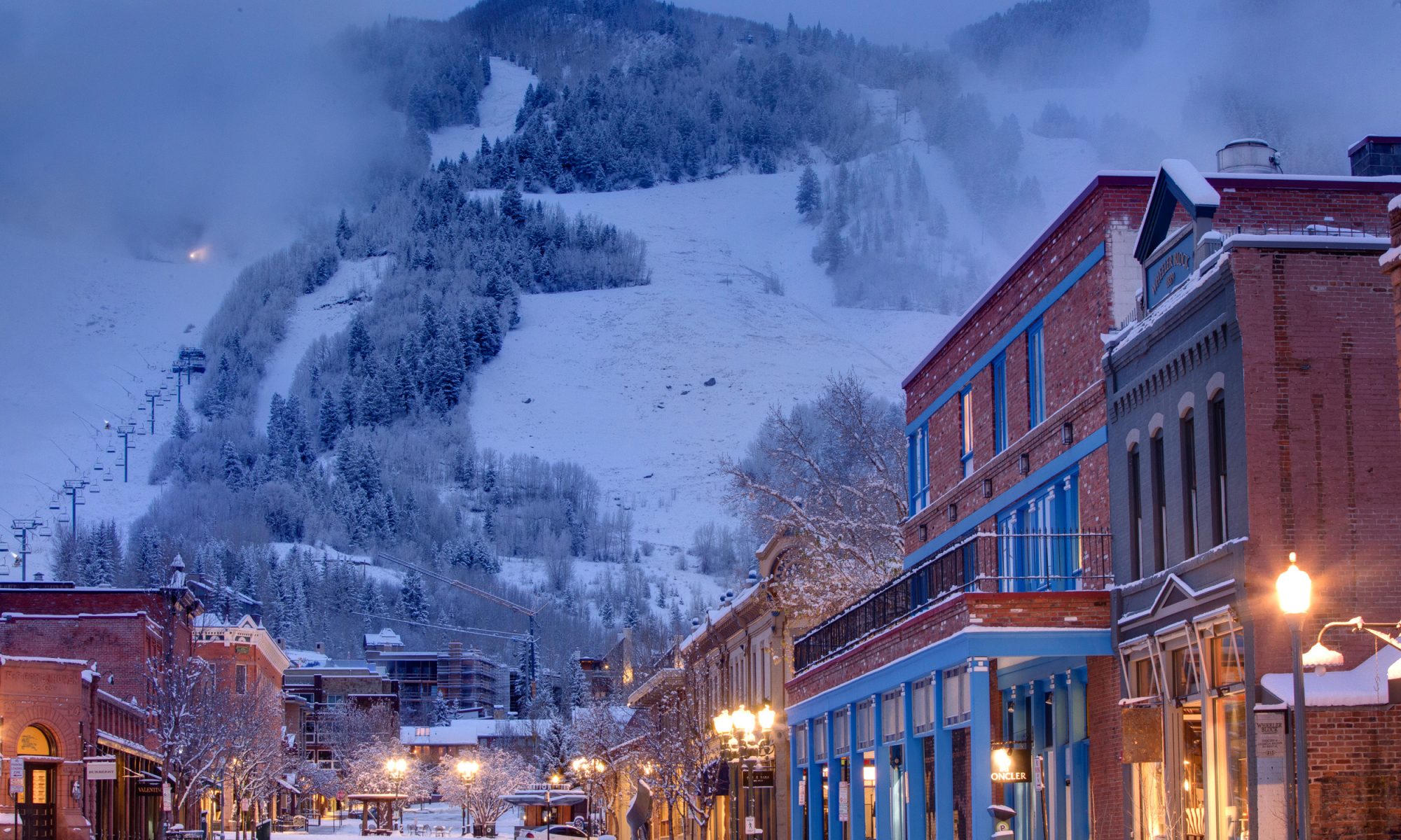 Aspen Mountain from the town of Aspen. Aspen Snowmass Releases First-Ever Progress Report on Methane-to-Electricity Plant