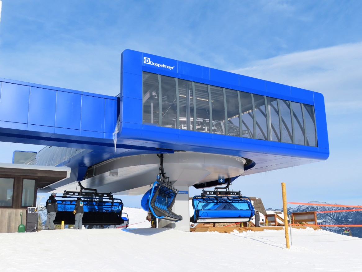 Photo: Big Sky Resort. World’s Most Technologically-Advanced Chairlift Debuted at Big Sky Resort.