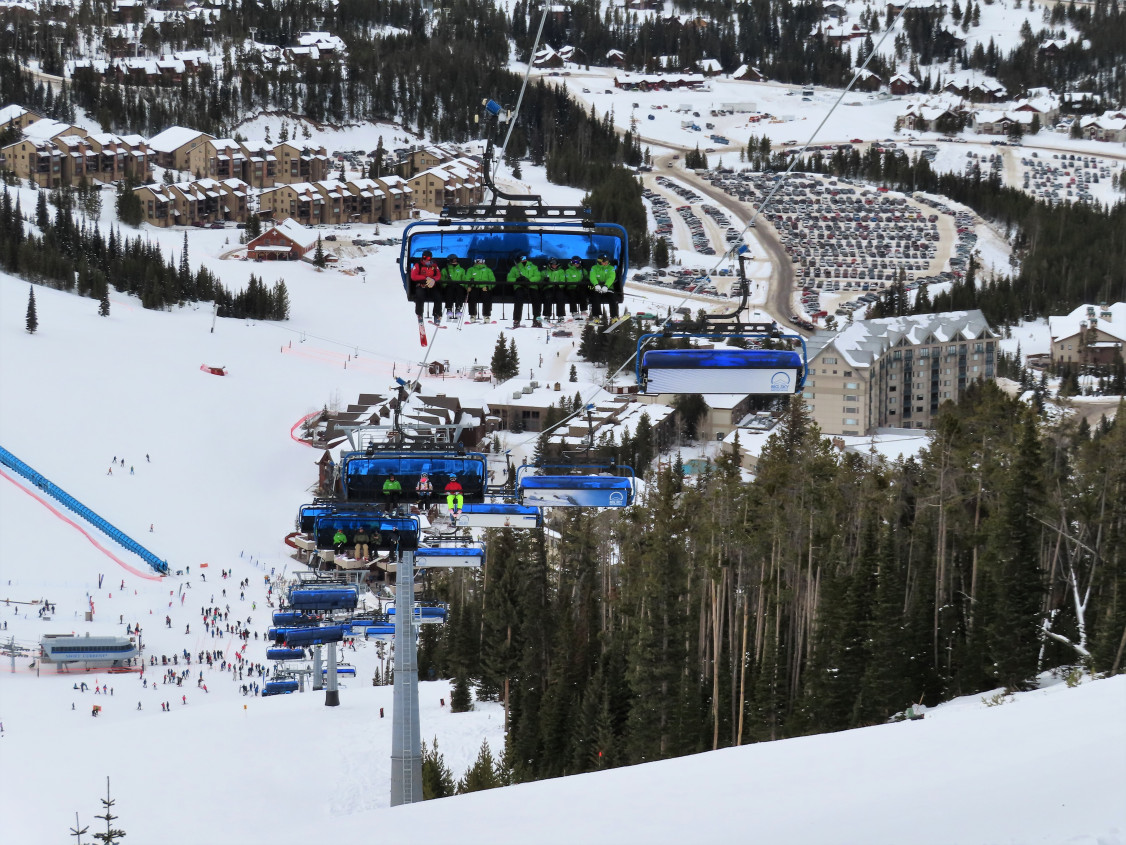 Big Sky, Montana. Destimetrics reports that snowy winter set new records at Western Mountains Destinations. 