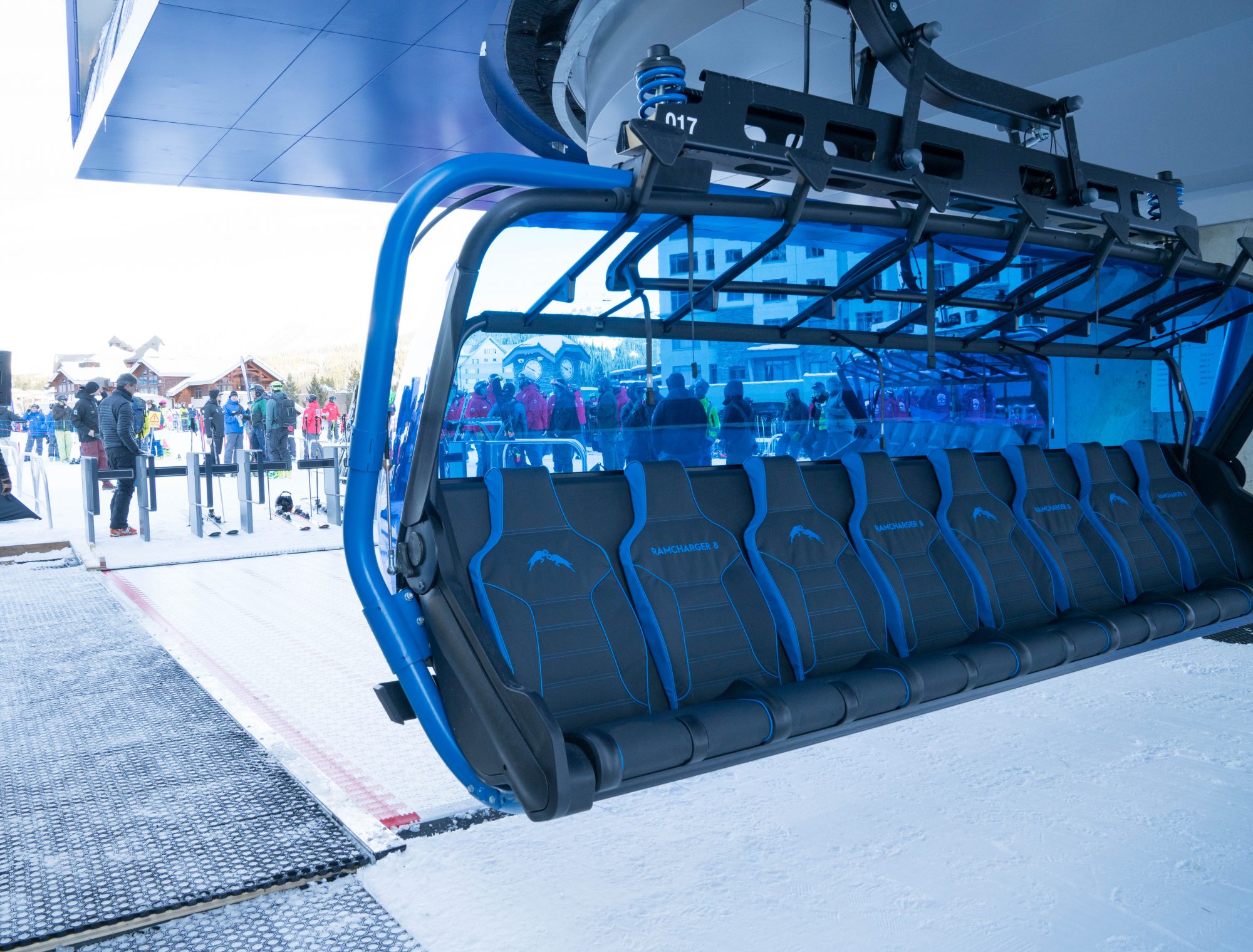 Photo: Ed Coyle. Big Sky Resort. World’s Most Technologically-Advanced Chairlift Debuted at Big Sky Resort.