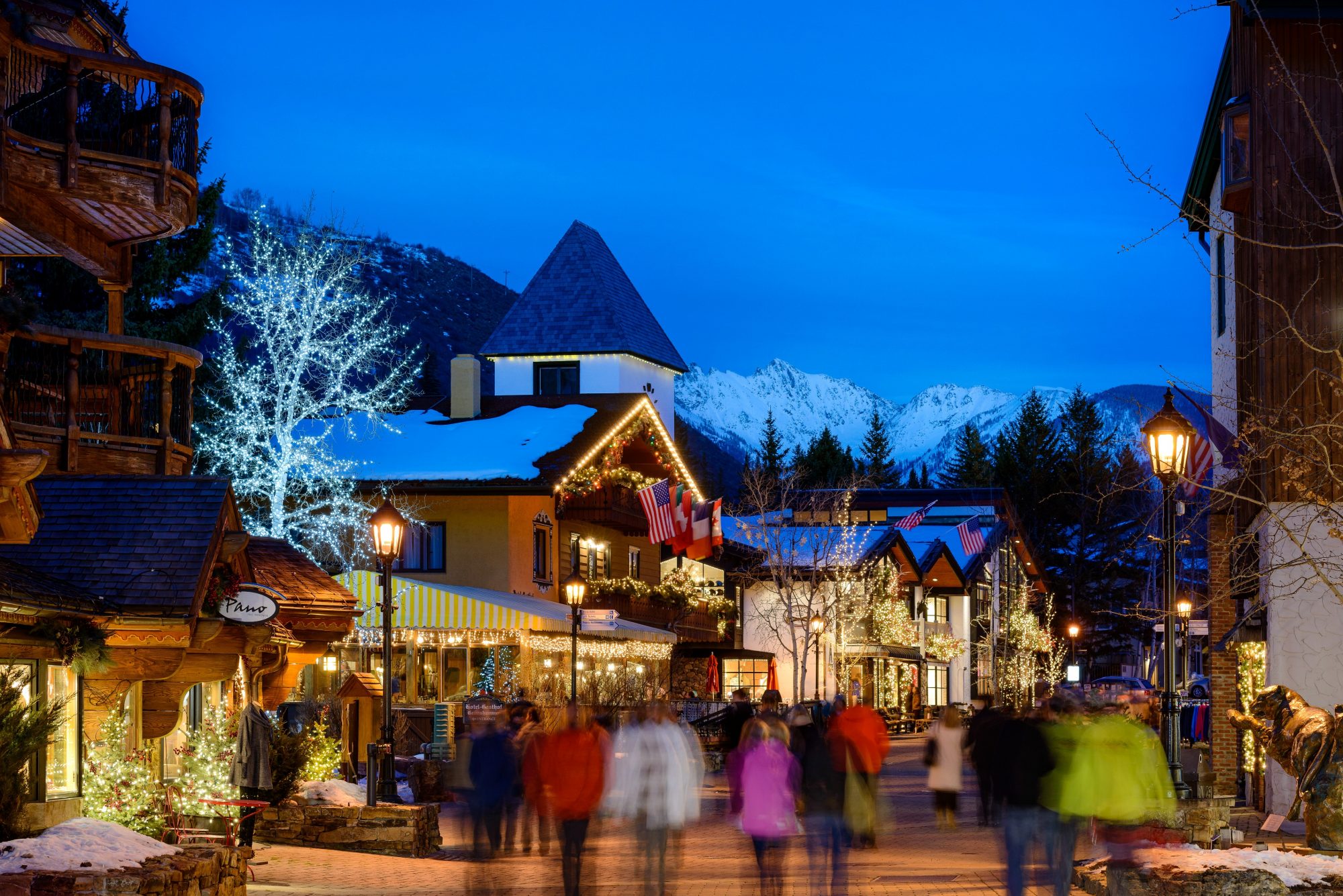 Vail Village. Photo: Chris McLennan- Vail Resorts. Vail Resorts Ceo Rob Katz Gives $2 Million in Grants to Support Mental & Behavioral Health Programs in Mountain Resort Communities across North America.