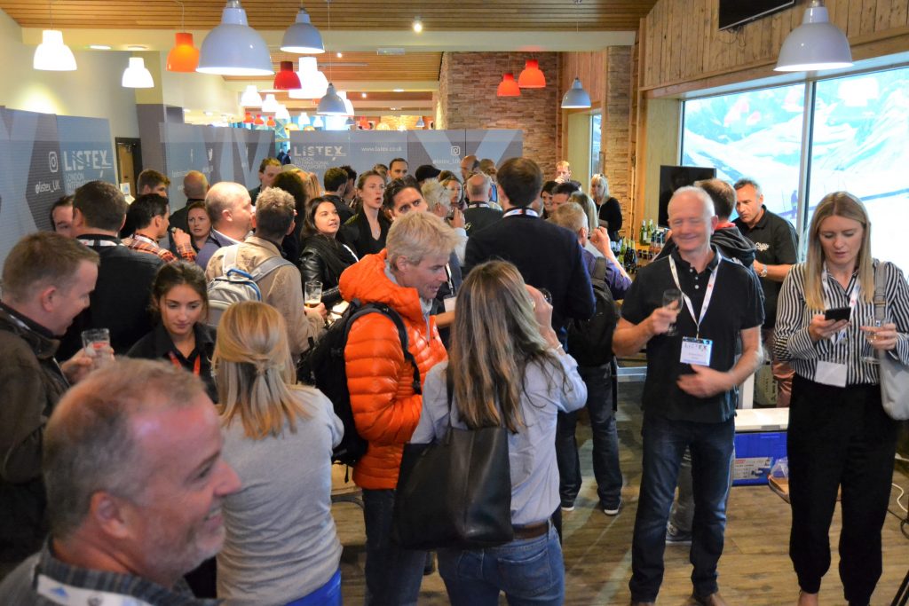 Break during the Listex Forum and Trade Exchange. Listex’s State of the UK Snowsports Market Report 2018.
