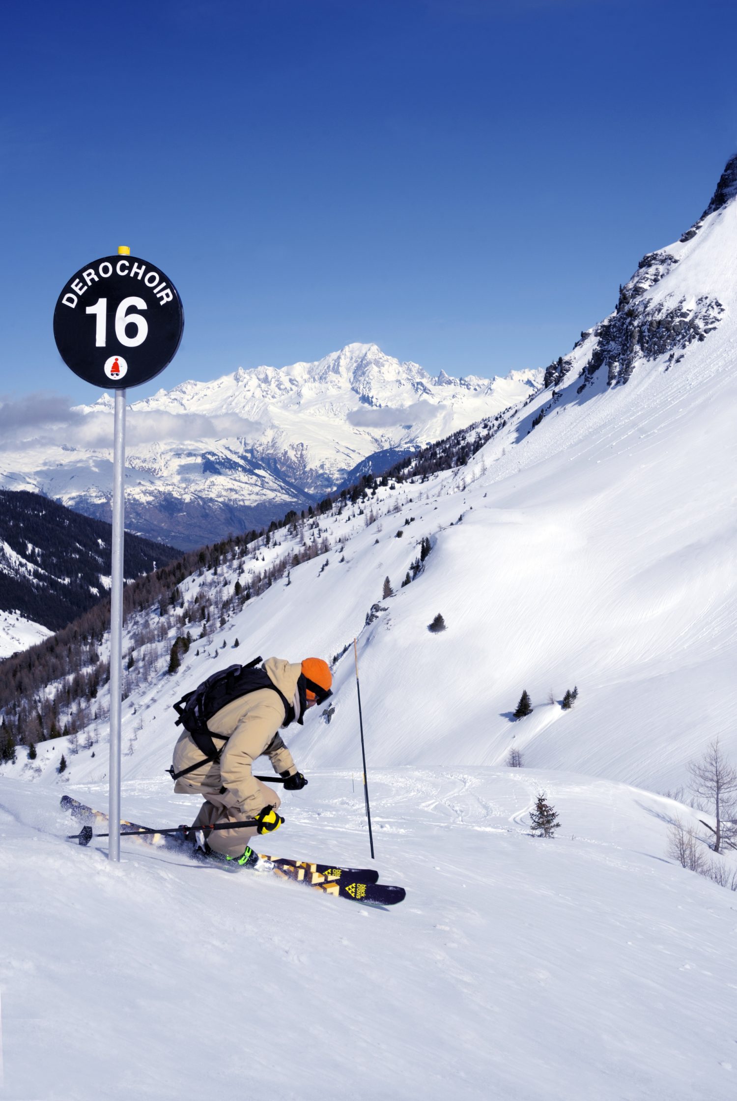 Black piste, Le Dérochoir. La Plagne. What is new at La Plagne for the 2018 – 19 ski-season.