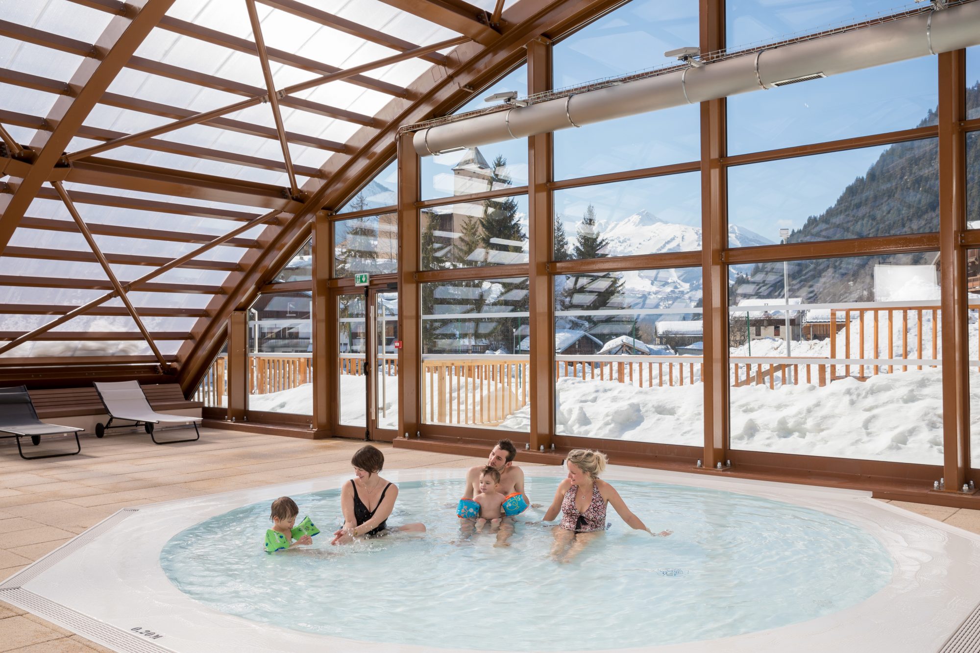 The Piscine at Champagny. La Plagne. What is new at La Plagne for the 2018 – 19 ski-season.