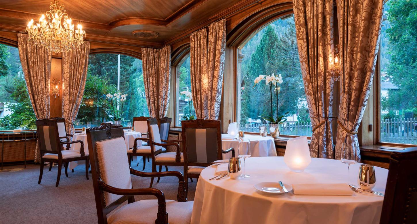 The Prato Borni restaurant at the Zermatterhof. A gas explosion has taken place Friday at the Grand Hotel Zermatterhof. 
