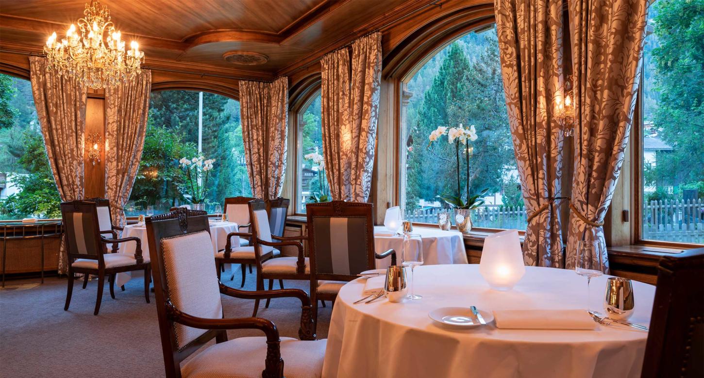 The Prato Borni restaurant at the Zermatterhof. A gas explosion has taken place Friday at the Grand Hotel Zermatterhof.