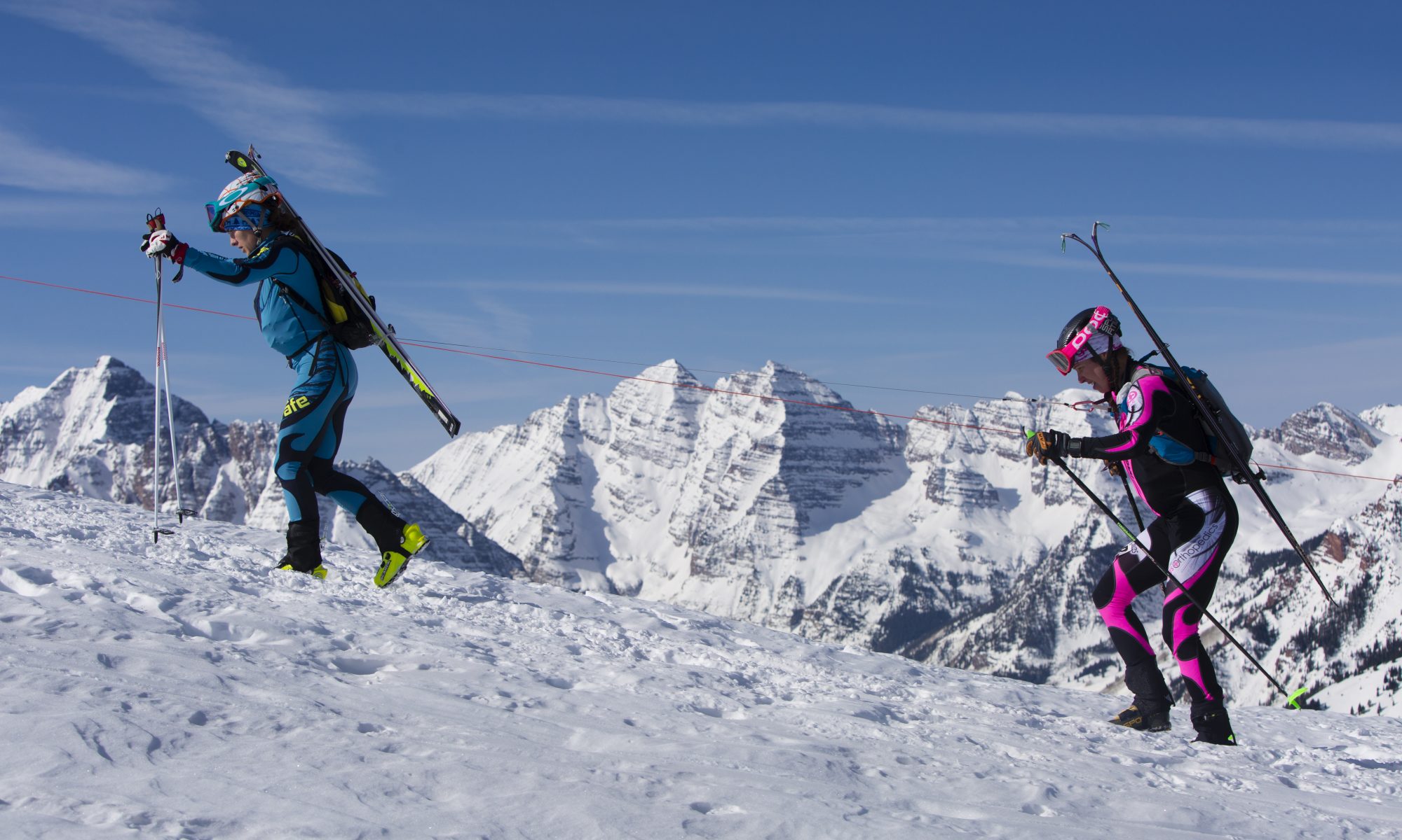 Audi Power of Four Ski Mountaineering Race Mar. 2-3 - New United States Ski Mountaineering Association National Championship. Photo courtesy of Aspen Skiing Company.