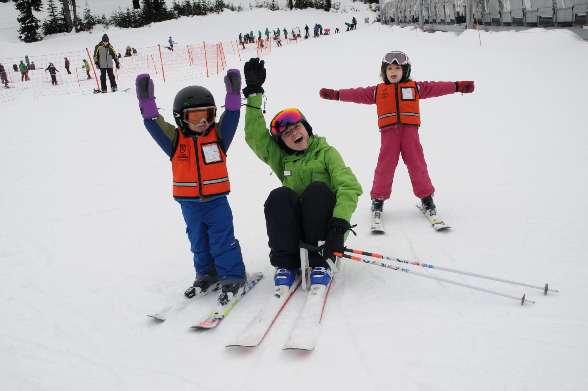 Mt Hood Meadows. Learn to Ski and Snowboard. First National Learn to Ski and Snowboard Day in the US.