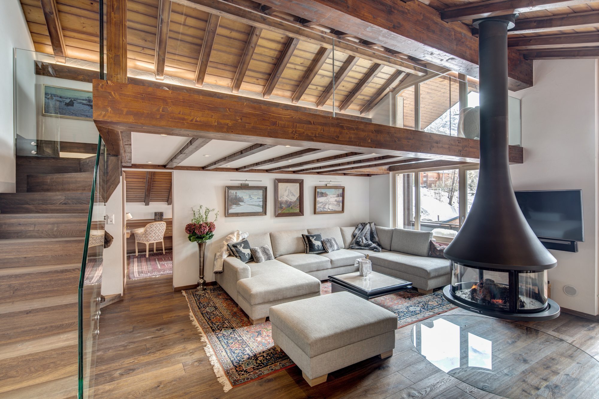 The New Address in Zermatt – Penthouse Zen, photo courtesy of Chalet Zen. 