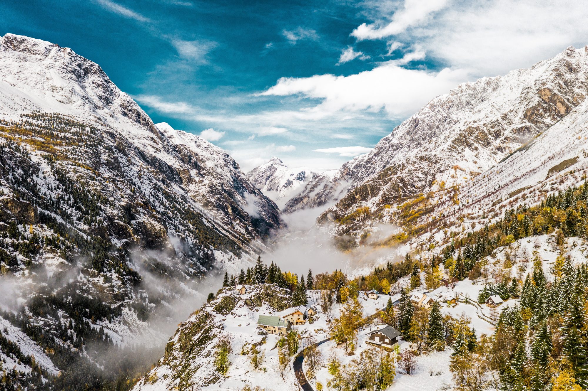 St Christophe-en-Oisans. Photo: Quentin Lagache- Unsplash. Avalanche kills person in French Alps; another missing.