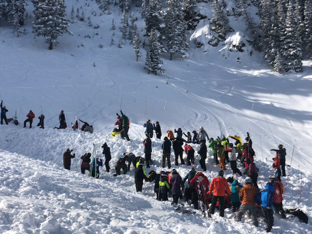 Avalanche buries two near Kachina Peak.