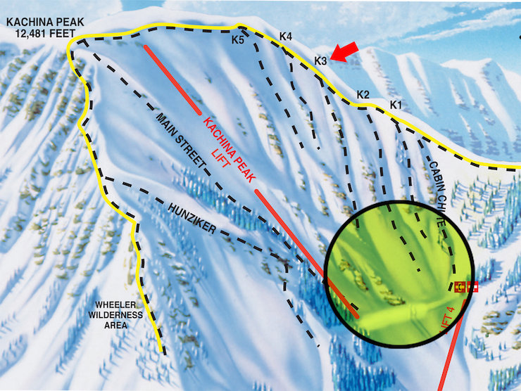 Avalanche buries two near Kachina Peak.