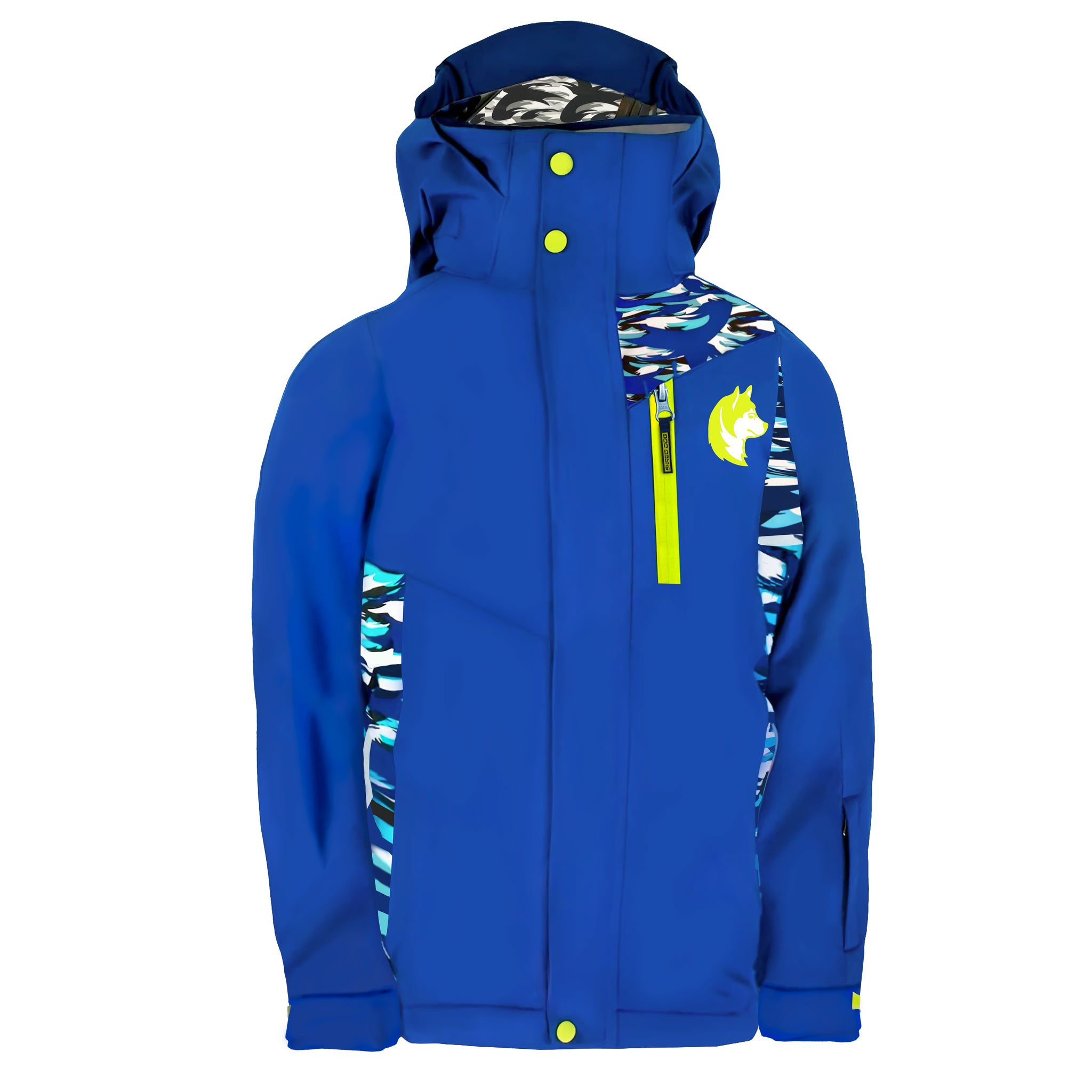 Shred-Dog Pups Shell Blue - photo by Shred-Dog. Shred-Dog stands for High Performance Kids’ Snow Gear with Incredible Value.