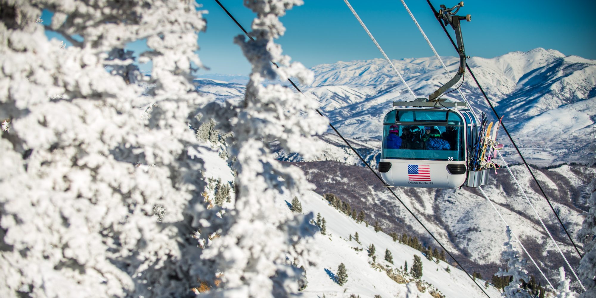 Snowbasin Gondola. Photo courtesy: Snowbasin Mountain Resort. Sun Valley and Snowbasin Join the Epic Pass.