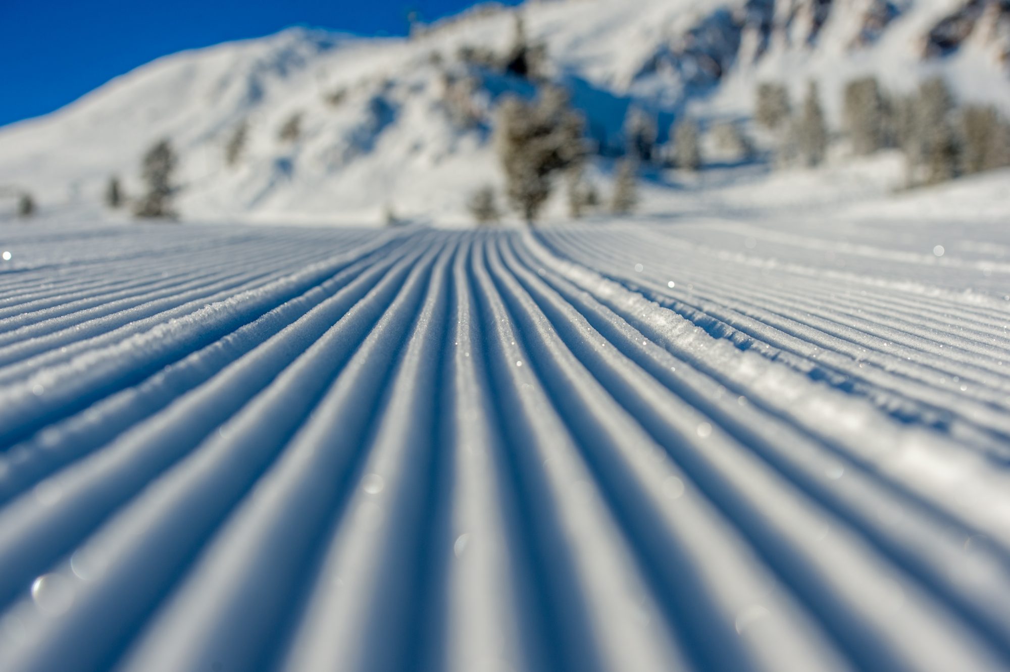 Snowbasin grooming. Photo courtesy: Snowbasin Mountain Resort. Sun Valley and Snowbasin Join the Epic Pass.