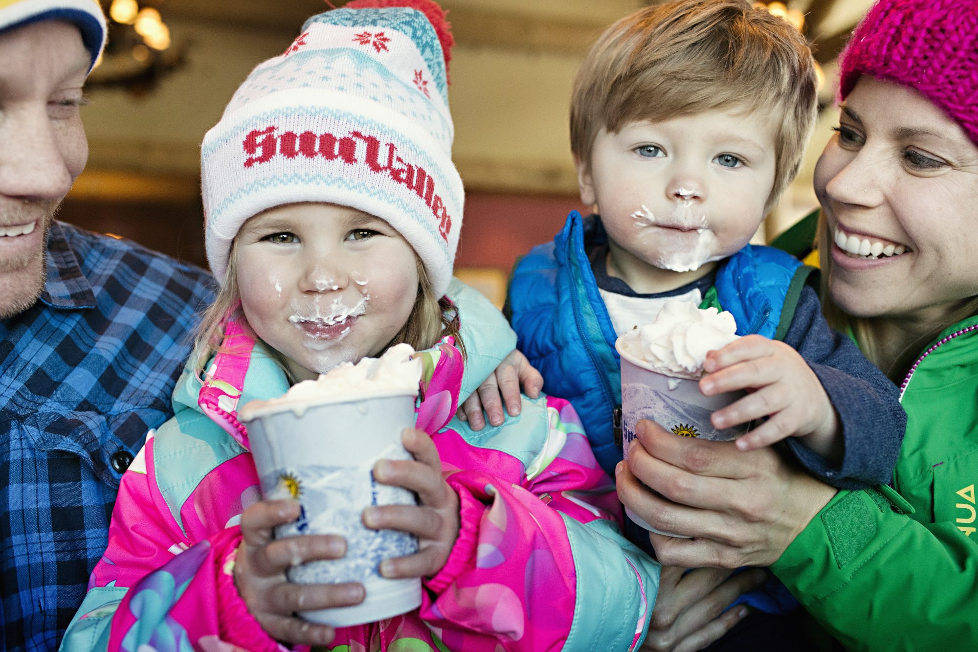 Photo Caption: Family time at Carol's Dollar Mountain Lodge. Sun Valley and Snowbasin Join the Epic Pass.