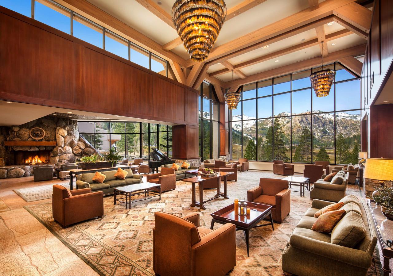One of the seating areas at the Resort at Squaw Creek. The Most Expensive Ski Resorts in the USA.