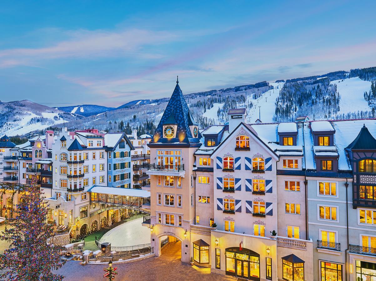 The exterior of the Arrabelle at Vail Square. The Most Expensive Ski Resorts in the USA.