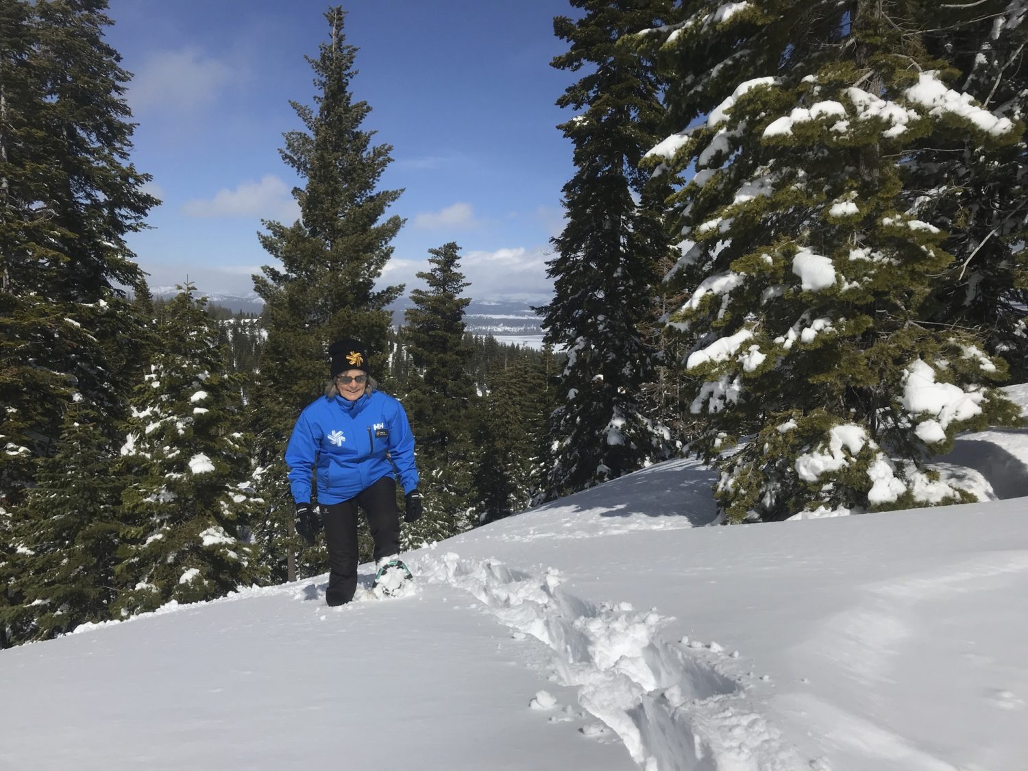 Snowshoeing in Northstar. Photo: Elizabeth Biebl. Heavenly, Northstar, and Kirkwood Resorts Announce Extended Ski Season.