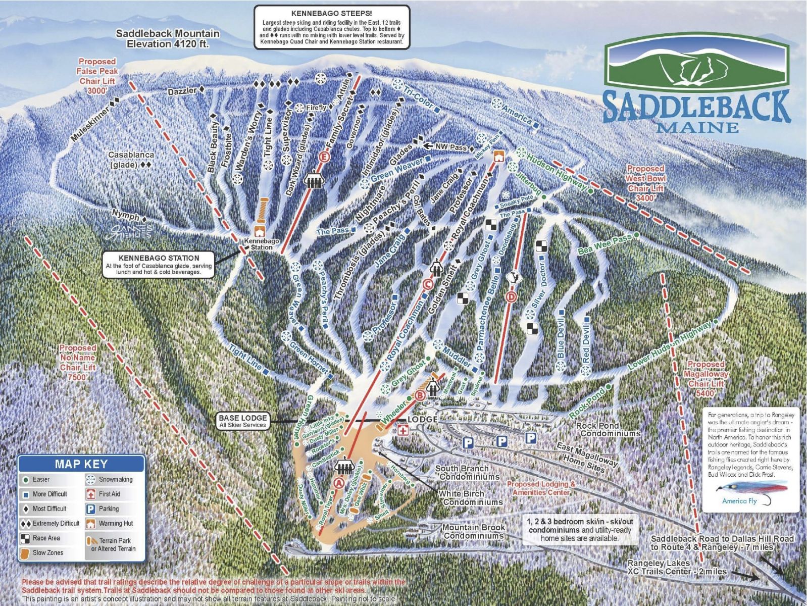 Saddleback ski area 