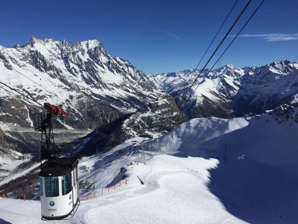 The view from Youla - Photo: Chris Routh. The Half Term Family Ski Holiday that did not result as planned.