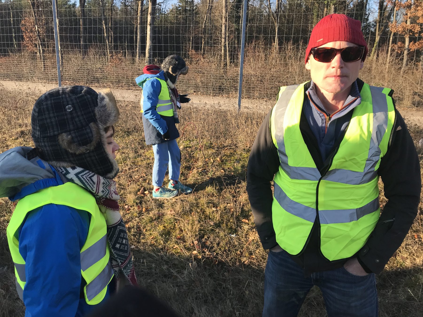 The 'gillets jaunes' by the side of the autoroute. The Half Term Family Ski Holiday that did not result as planned.