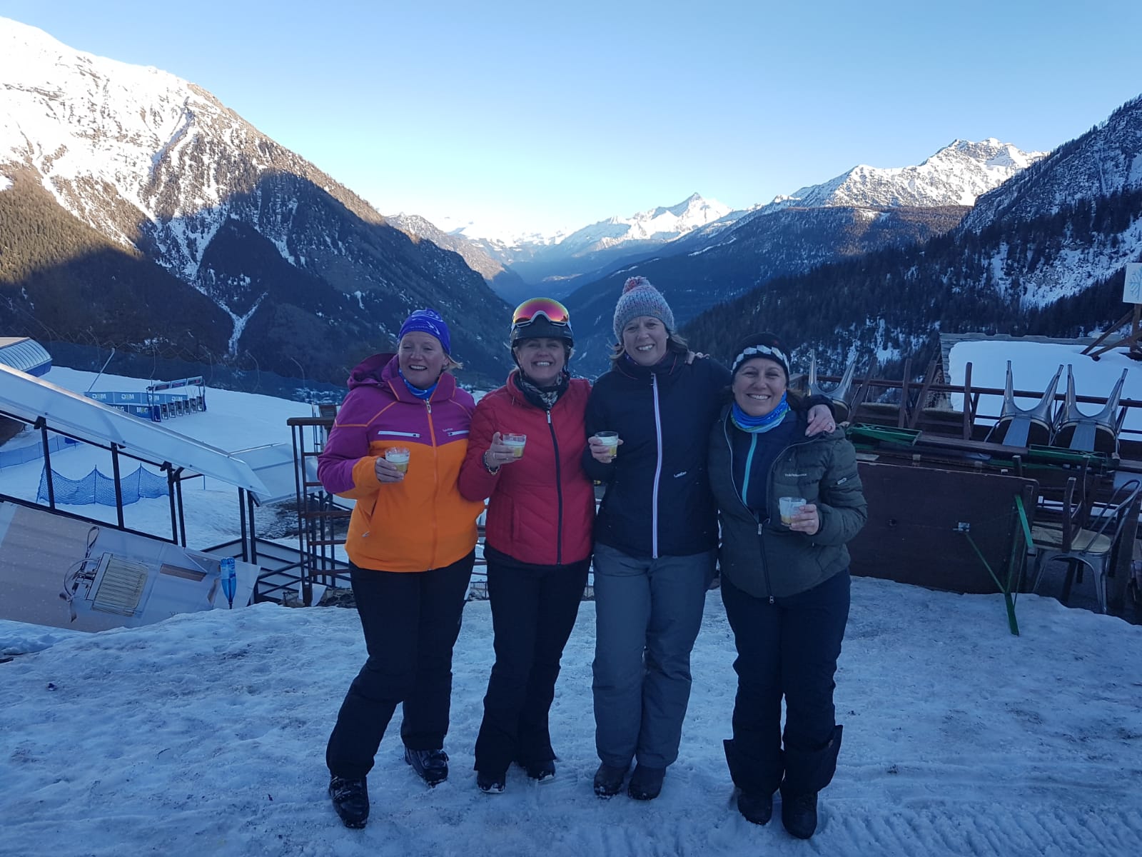 Bombardinos at Plan Chécrouit. Photo: someone of our clan. The Half Term Family Ski Holiday that did not result as planned.
