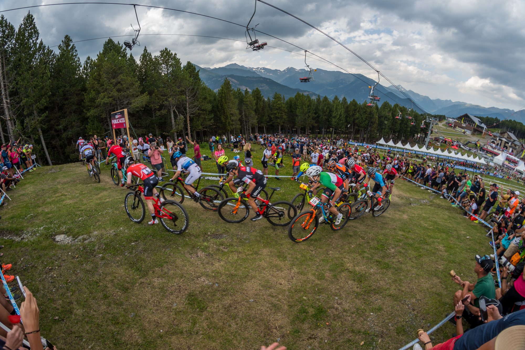 World Cup Vallnord Pal Arinsal 2018. Photo: Vallnord Pal Arinsal. Vallnord Pal Arinsal is ranked as one of the top 9 bike parks in the world by Red Bull.