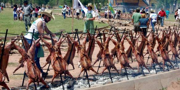 Photo: The Festival of the Chivo (Goat) in Malargue, an event worth going to see (if you are not vegetarian). 