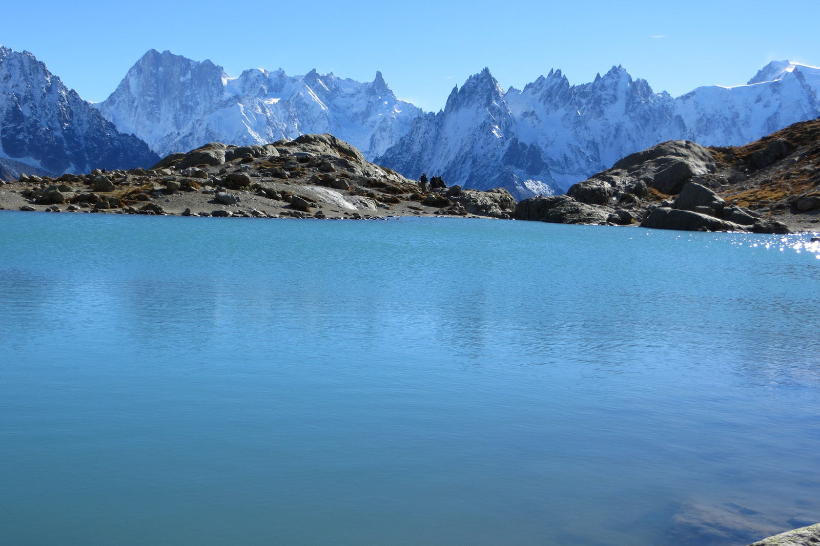 The Aiguille Rouges seen from Lac Blanc. An expert skier killed by an avalanche in the Aiguilles rouges and a snowboarder died on the Alpes Maritimes.