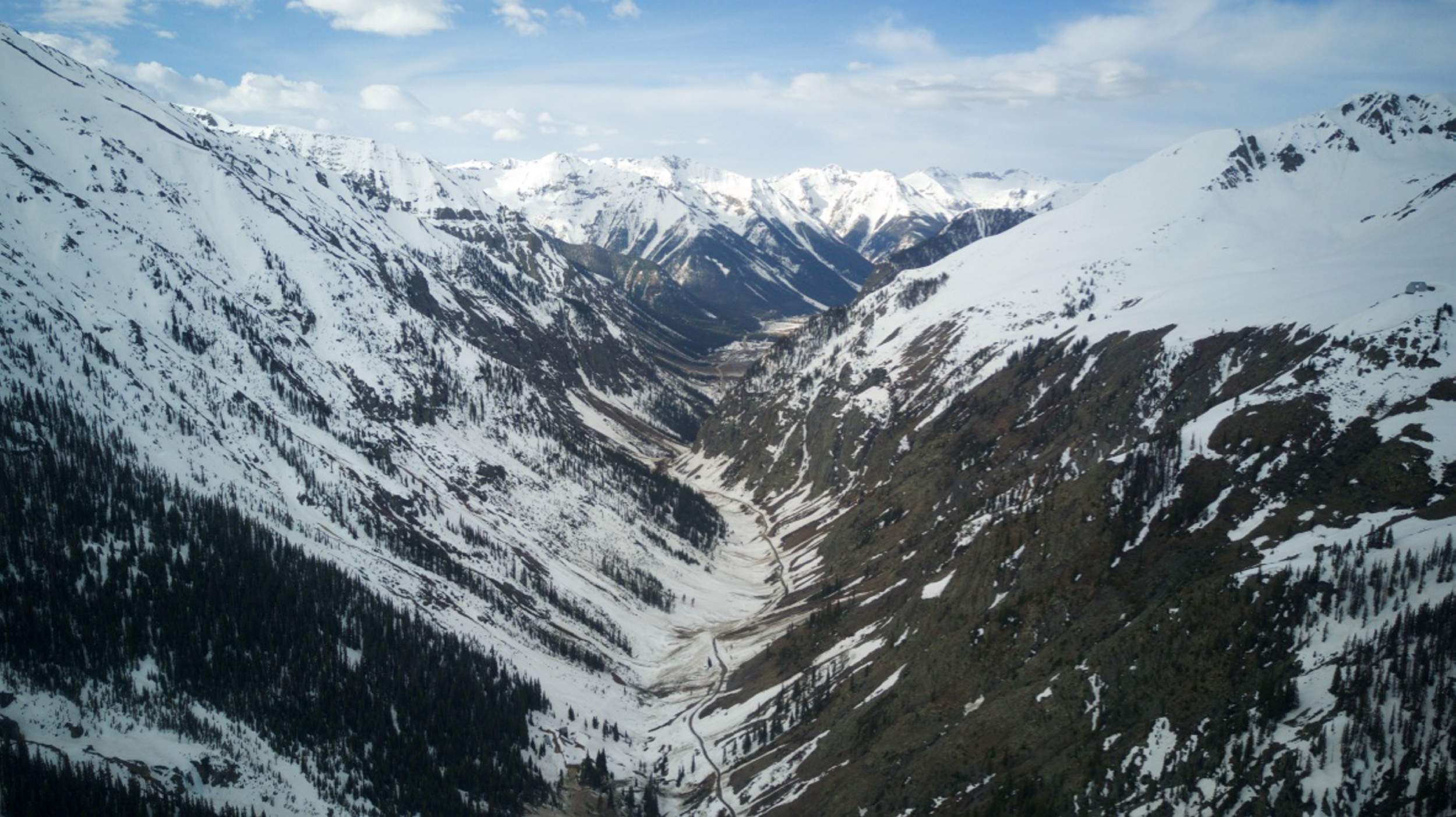 San Juan officials have recently discovered that an avalanche has buried the road to Animas Forks. There are up to 120 feet of snow and the road will not open till July. Photo: Rutsy Melcher. Durango Post. Due to a year of lots of avalanches, summer operations might be delayed as digging out will take time.