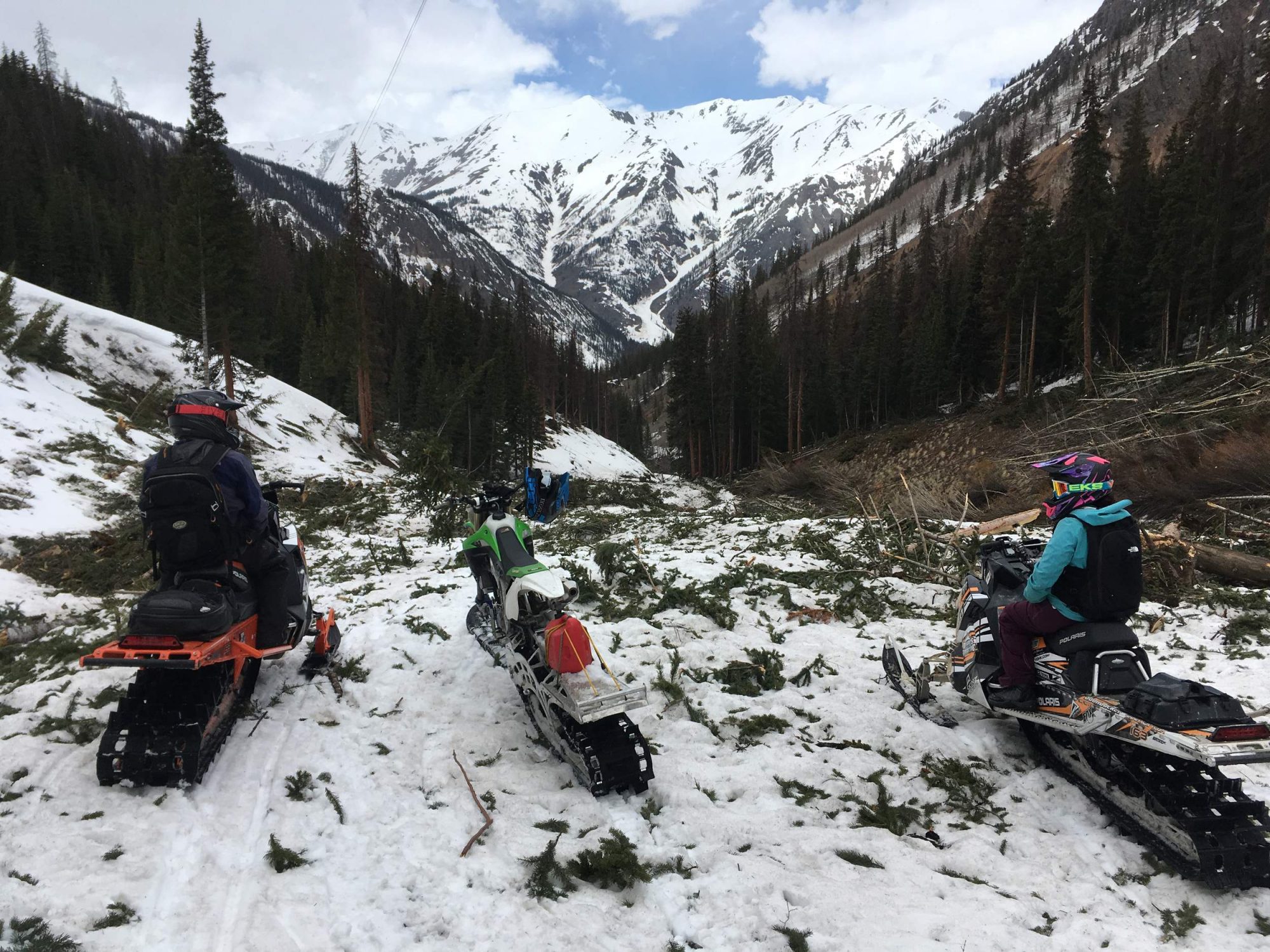 Silverton Officials are worried that ATV riders, hikers and mountain bikers will not be able to use the terrain until later in the summer. Photo: Rutsy Melcher. - Durango Herald. Due to a year of lots of avalanches, summer operations might be delayed as digging out will take time.