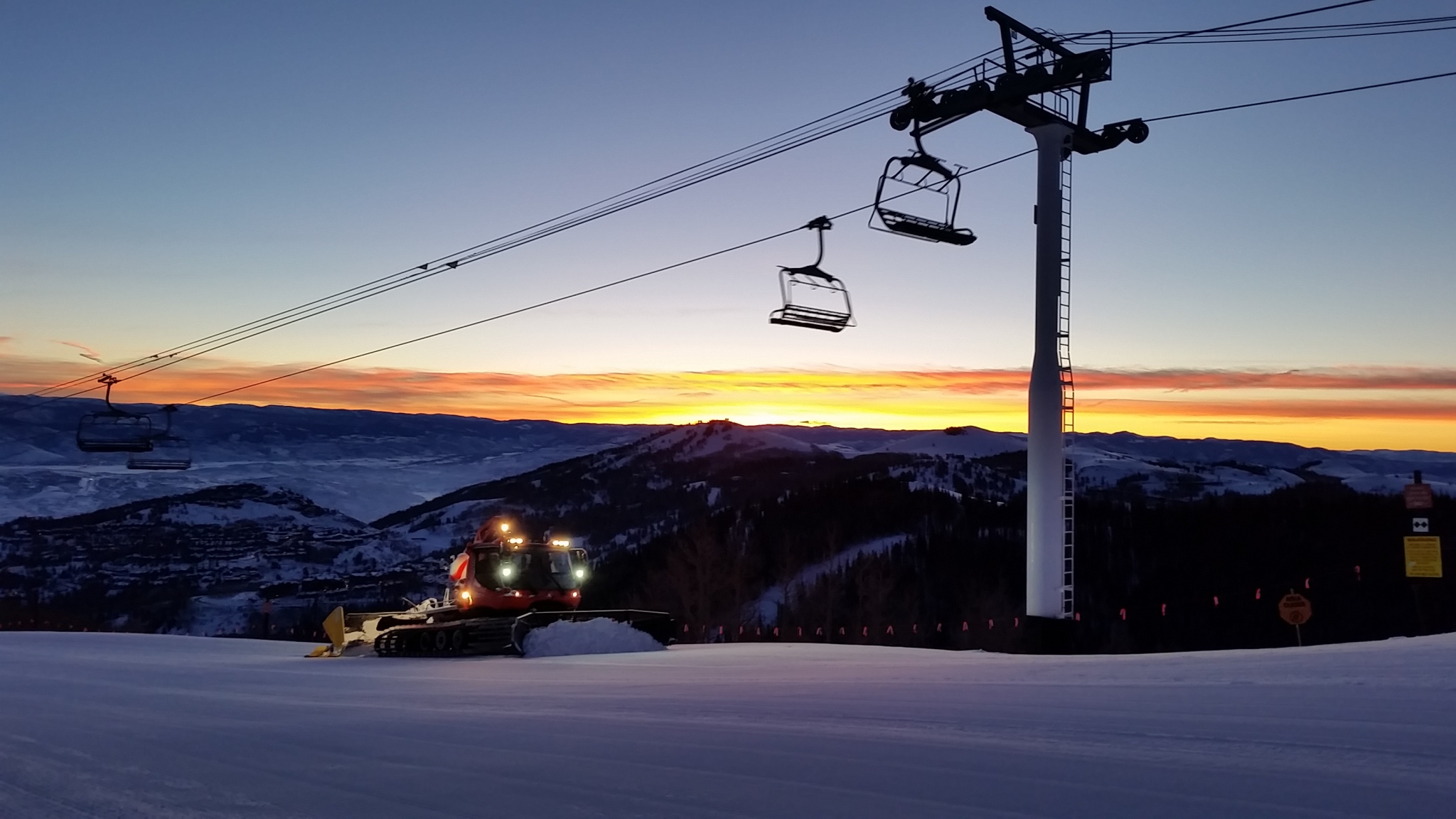 Park City grooming cats. Photo: Vail Resorts. Park City Mountain Announces Plans to Install New Lift for 2019-20 SEASON. 