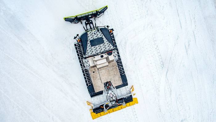 World First 0% Emissions Snow Groomer Was Launched by PistenBully. Photo: PistenBully.