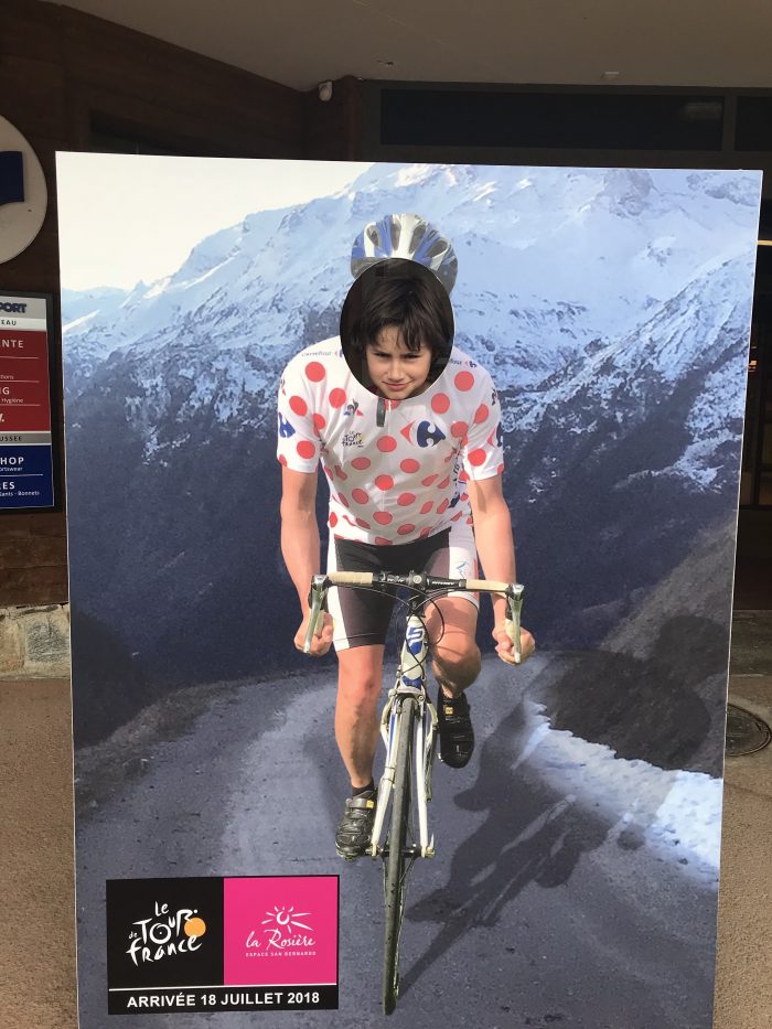 La Rosière was a spot where the Tour de France goes to- no wander with all the hairpin bends you need to go through to reach the town! Our Route des Grandes Alpes to cross from France into Italy.