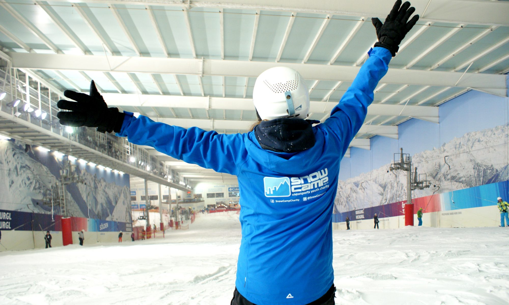 Skiworld raise £15,000 for charity partner, Snow-Camp. Photo: Snow-Camp-Skiworld.