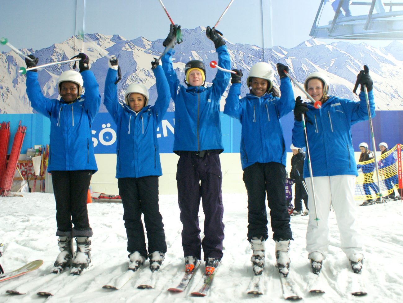 Skiworld raise £15,000 for charity partner, Snow-Camp. Photo: Snow-Camp-Skiworld.