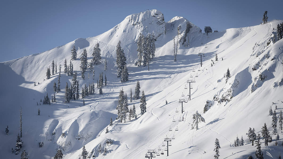 A lovely morning at the KT-22. Squaw Valley Photo: Jason Abraham. Squaw Valley offering $5 passes to ski or ride in June.