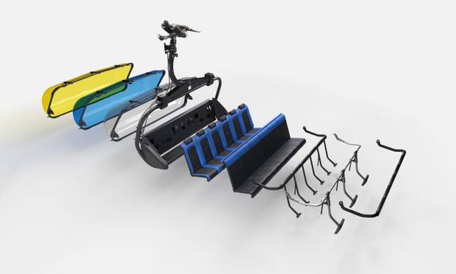 Leitner Premium EVO: The chair evolution continues. Photo: Leitner Ropeways.