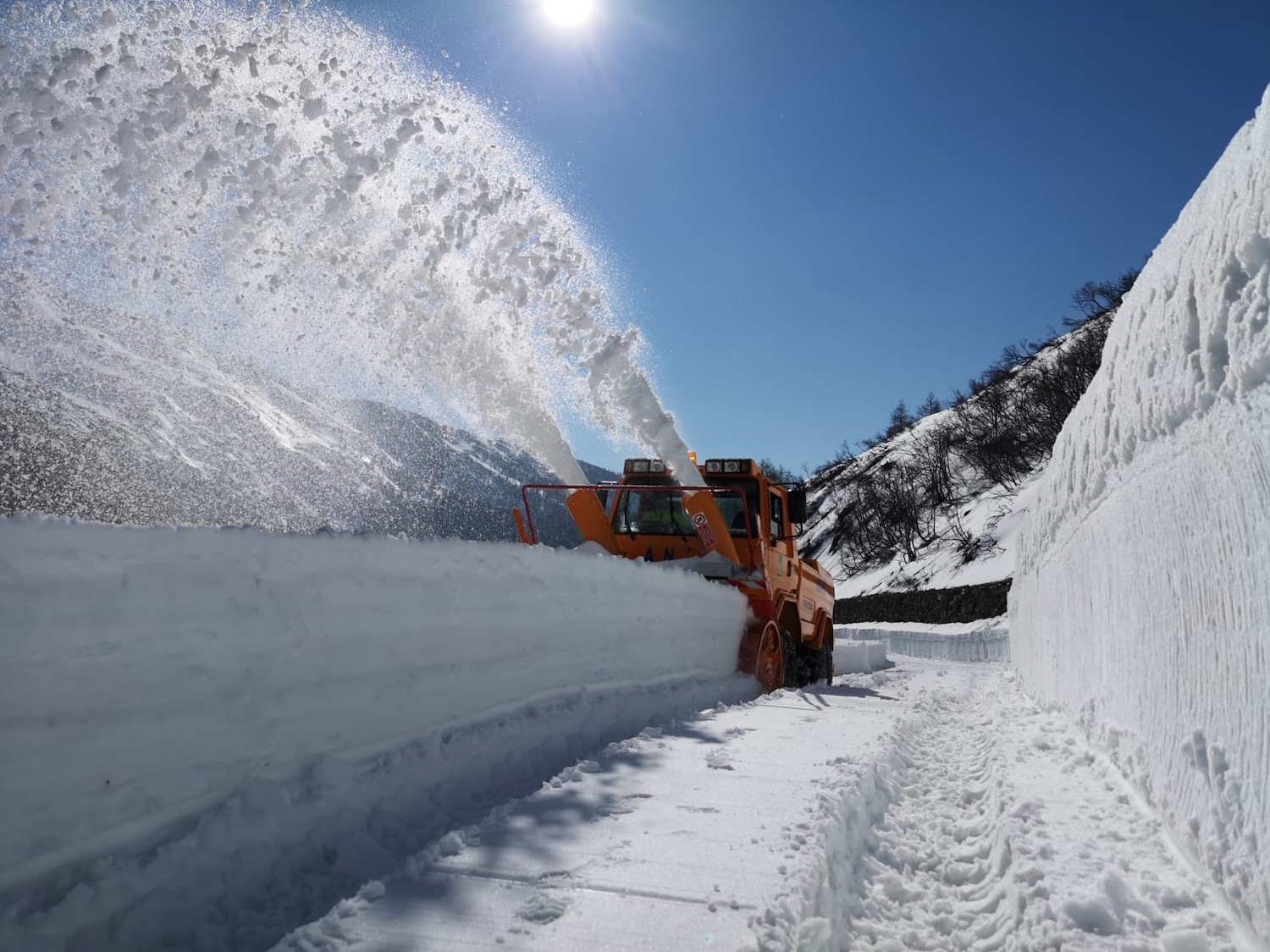 The Gran San Bernardo pass has reopened. Photo: AostaSera