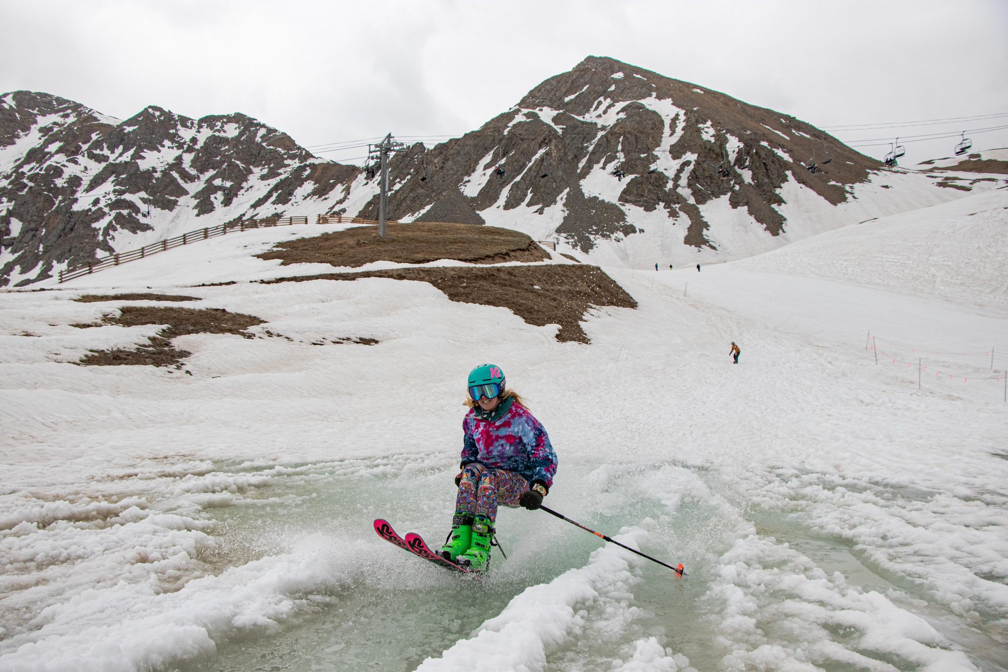 Solstice Skiing at Arapahoe Basin. Photo: Arapahoe Basin Resort. Red, White and Basin: Ski the 4th of July at Arapahoe Basin!