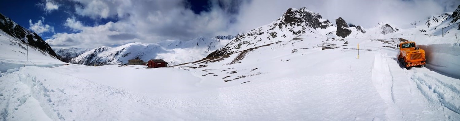 The Gran San Bernardo pass has reopened. Photo: AostaSera.