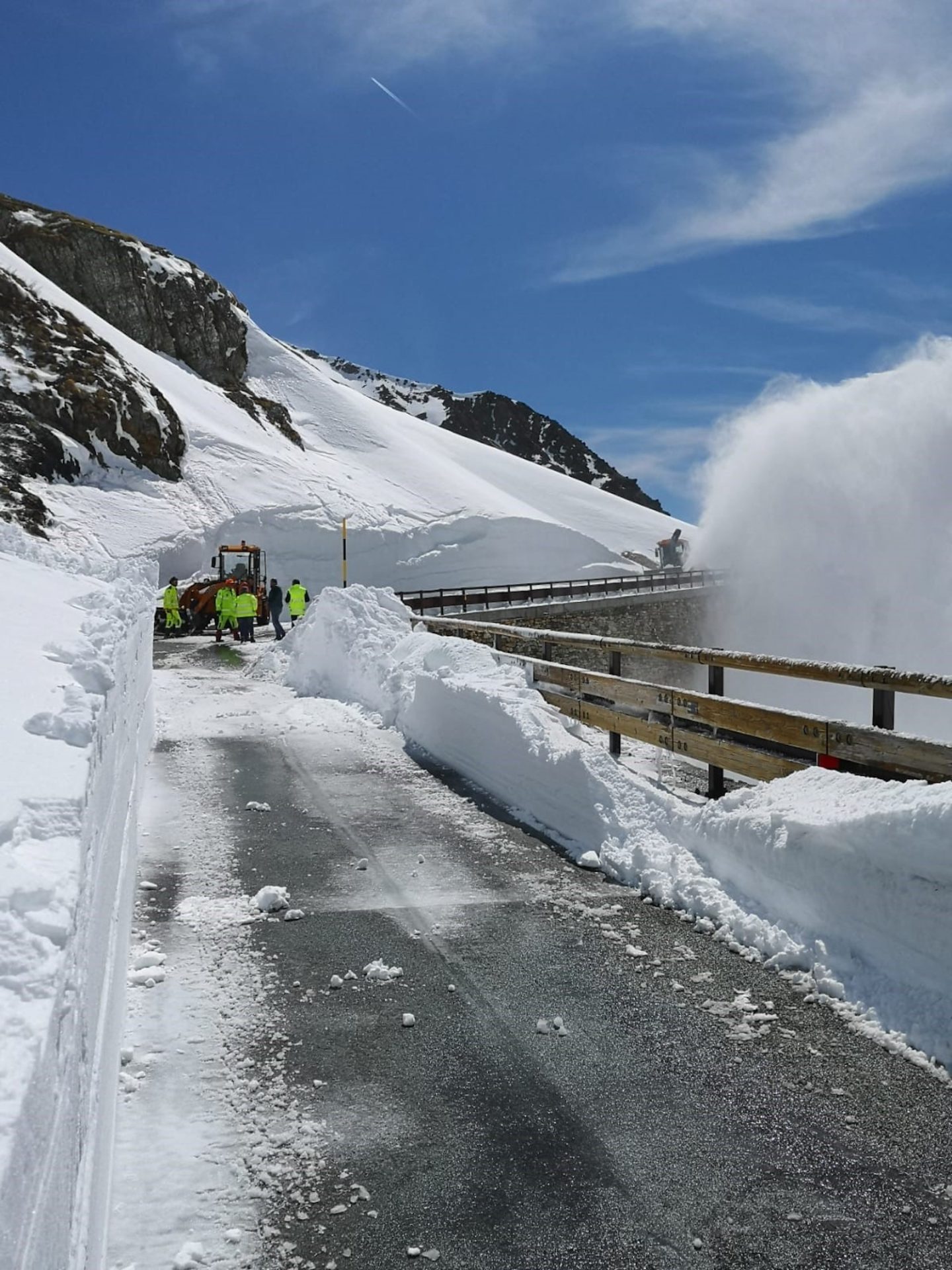 The Gran San Bernardo pass has reopened. Photo: AostaSera.