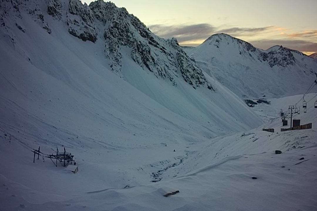 Las Leñas webcam 13 June. Does the snow in the Northern Hemisphere correlates with the Southern Hemisphere? 