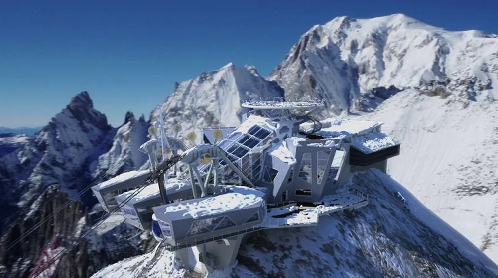 Skyway Monte Bianco.  A Feltrinelli bookshop at an altitude of 3466: Europe's highest bookshop opens on Mont Blanc