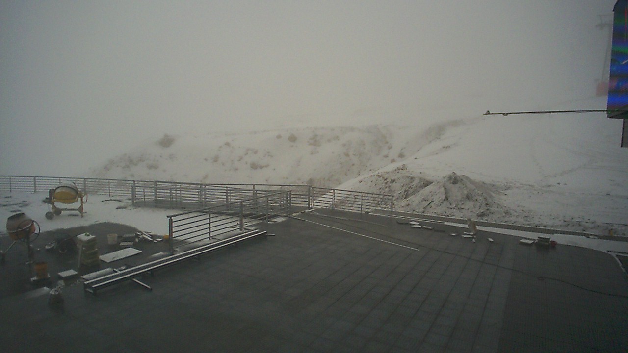 Valle Nevado photo 13 June. Does the snow in the Northern Hemisphere correlates with the Southern Hemisphere?