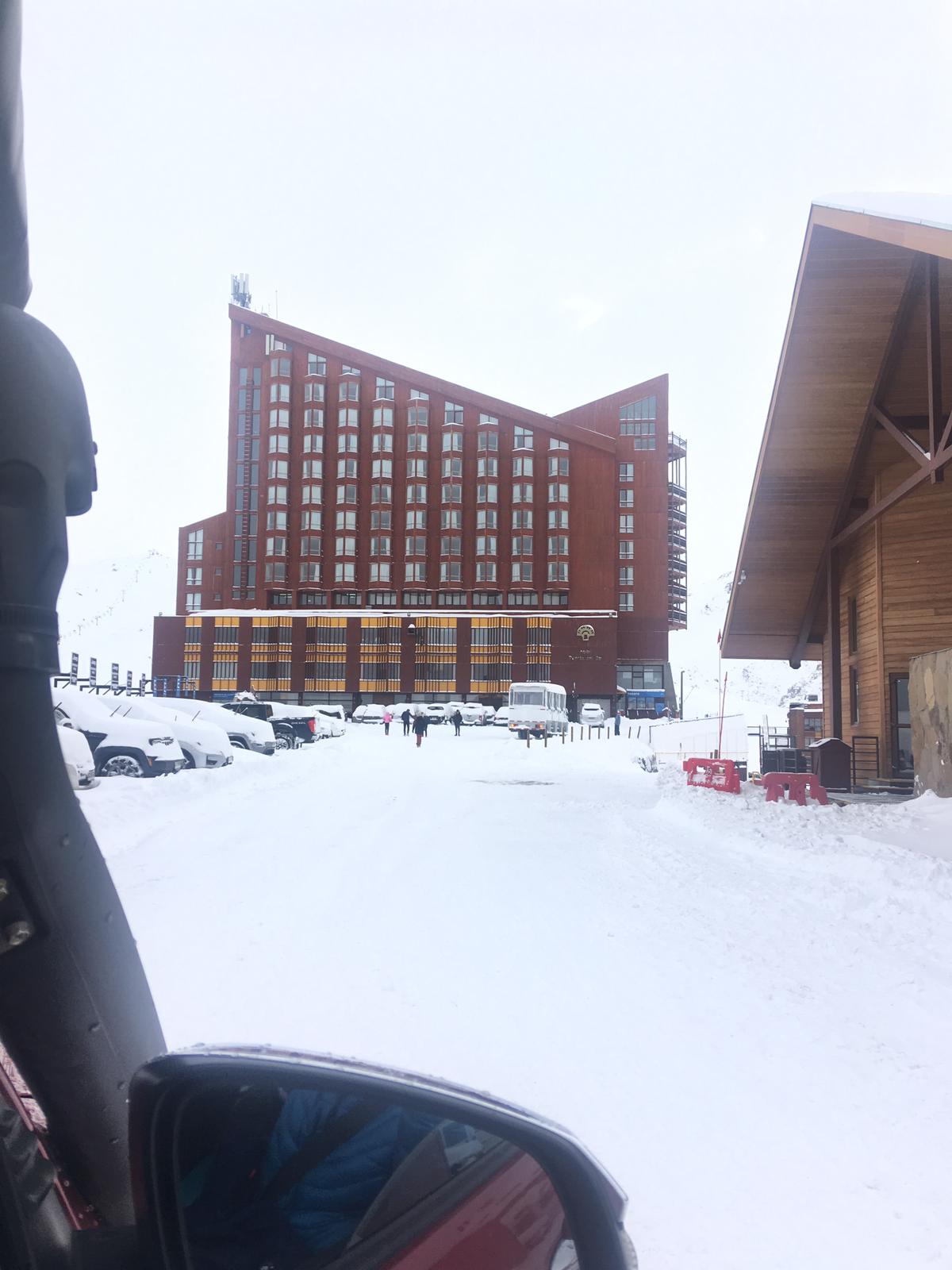 Hotel Puerta del Sol. Photo: Chino Martinez. A Day Trip to Valle Nevado from Santiago City.